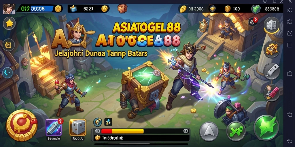 Screenshot gameplay ASIATOGEL88 menampilkan kebebasan eksplorasi dunia terbuka.