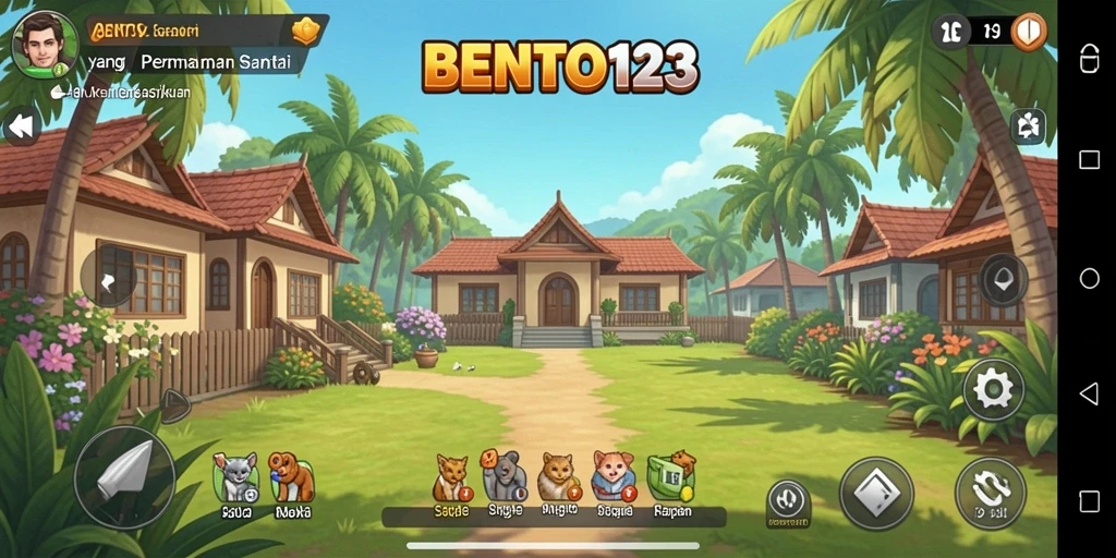 Tangkapan layar gameplay BENTO123 yang penuh warna dan menarik.