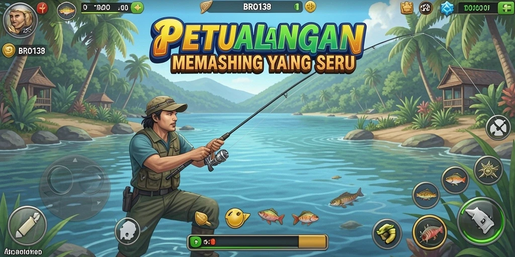 Tangkapan ikan yang memuaskan dalam gameplay BRO138.