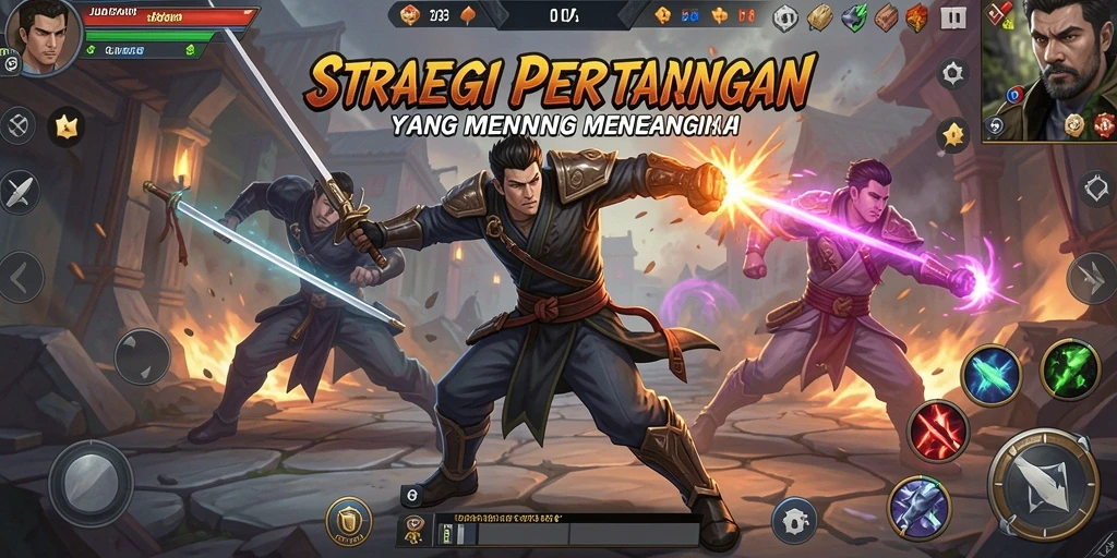Penggambaran menakjubkan dari pertempuran strategi JUARAGO.