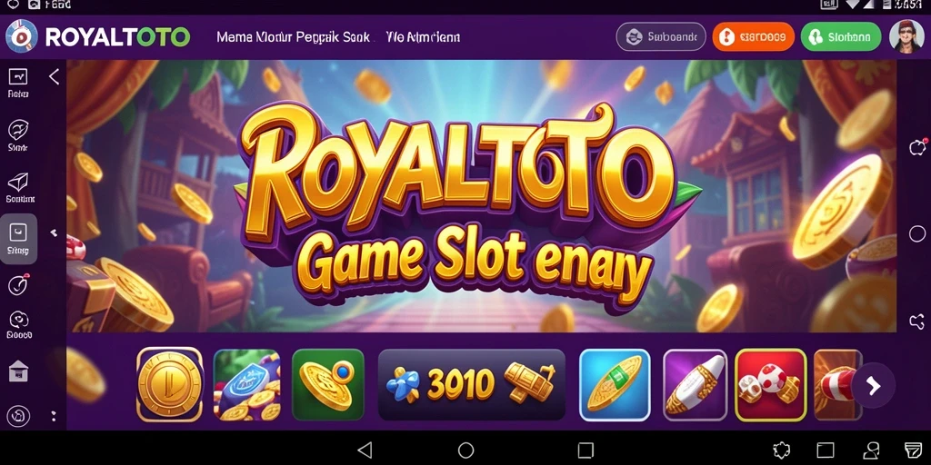 Screenshot gameplay ROYALTOTO yang menunjukkan keseruan bermain Slot.