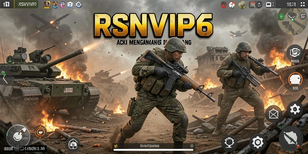 Tampilan aksi mendebarkan dari gameplay RSNVIP6.